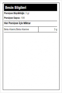 Hardline Beta Alanine 300 Gr - Aromasız