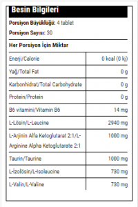 Hardline Bcaa 4:1:1 Atb6 120 Tablet
