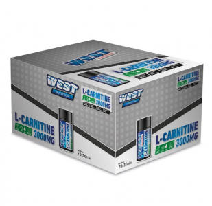 West L-Karnitin 3000 mg. 20 Shot Liquid