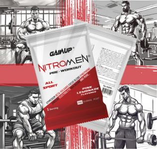 Gainup Nitromen Pre-Workout 21 Tek Kullanımlık Şase