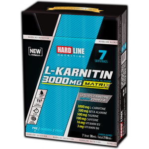 Hardline L-Karnitin Matrix 3000 Mg 7 Adet - Limon