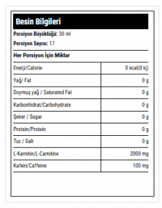 Hardline L-Karnitin Thermo 500 Ml