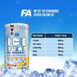 FA NUTRITION ICE PUMP PRE-WORKOUT 463gr