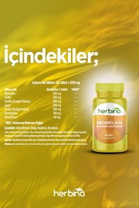 Herbina  Bromelain Sindirim Enzimleri 60 Tb