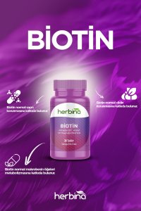 Herbina Biotin & Horsetain Ekstresi 30 Tb