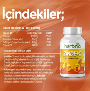 Herbina Zinde-C 60 Tablet