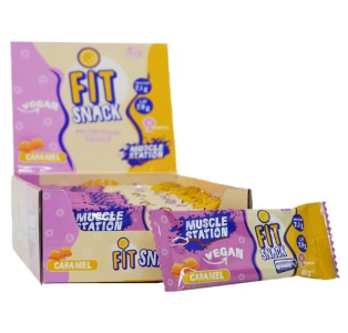 Muscle Station Fit Snack Protein Bar 40 Gr 24 Adet