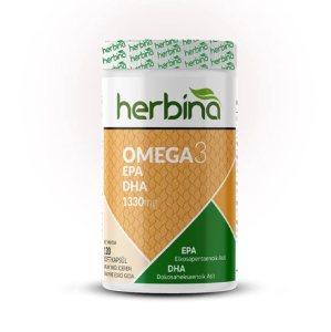 Herbina Omega-3 EPA-DHA 1330mg Fish Oil 120 Kapsül