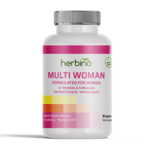 Herbina Multi-Woman Kadınlara Özel Multivitamin Mineral 90 Kapsül