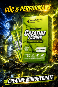 IronMaxx Creatine Creapure®  Sticks (30x3,4g) Aromasız