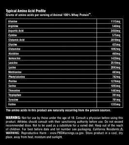 Universal Animal Whey Protein 1800Gr