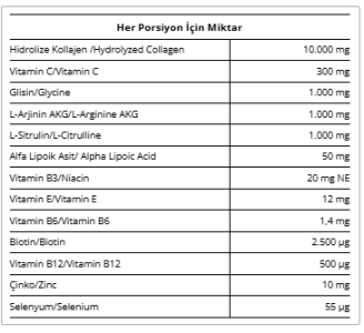 Hardline Naturals Collagen Alpha Yeşil Elma 315 Gr